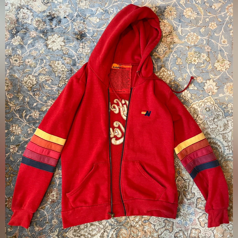 Aviator Nation zip-up sweatshirt